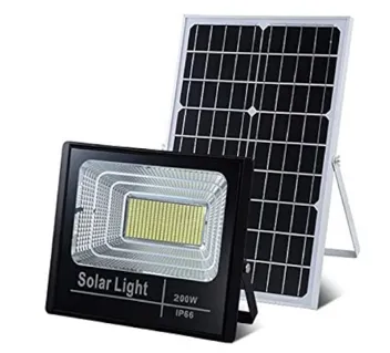 Светодиодный прожектор на солнечных батареях c датчиком движения RKULED SOLAR PANEL 200W 10V/40W 2700LM 6500K