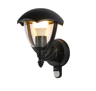 Уличный настенный светильник B0301 E27 Black Sensor (TEKLED) 252-03026