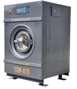 Промышленная подрессоренная стирально-отжимная машина YSM-A 15 кг автомат