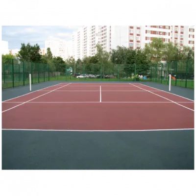 Tennis kortining rezina pollari