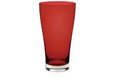 Бокал для сока NADIA емкостью 480 мл диаметром 9 см высотой 16 см красного цвета