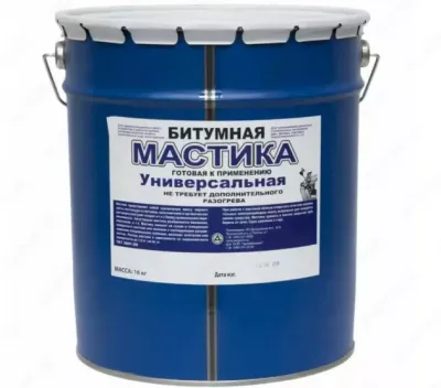 Битумная мастика гидроизоляционная, 20 кг