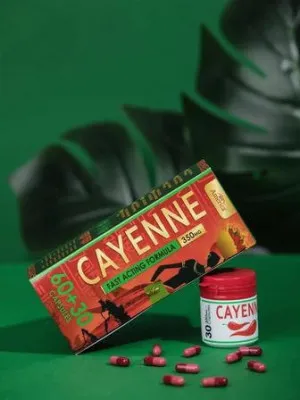 Zaiflash uchun kapsulalar "Caenne"