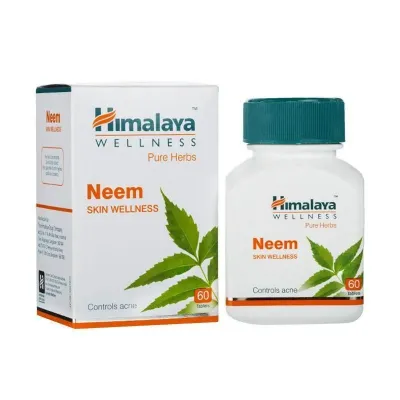 Neem sog'liqni saqlash kapsulalari (Neem) Himalaya 60 tabletka.