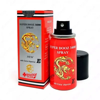 Спрей пролонгатор для мужчин Dragons Delay Spray 34000 ( Дракон 34000) с витамином Е - 45 мл