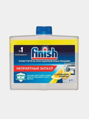 Чистящее средство для посудомоечной машины FINISH, лимон 250 мл x 12