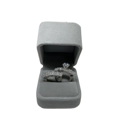 Шикарные парные кольца под бриллиант Серебро 925-проба размер-17 в комплекте 2 штуки
