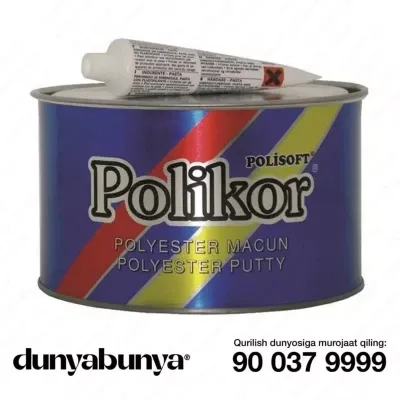 Шпатлевка по металлу POLIKOR (2800 гр)