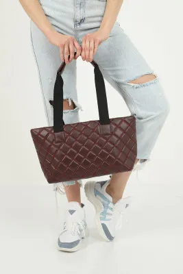 Женская сумка через плечо - бордовый shk bag