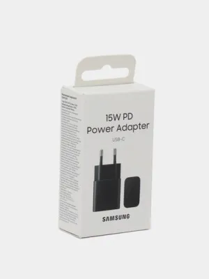 Сетевые зарядные устройства / 15W Power Adapter (w/o Cable) Black