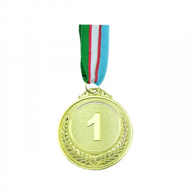 Medal O'ZBEKISTON dumaloq, oltin
