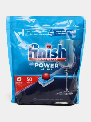 Средство для мытья посуды FINISH Power 50 таблеток х5