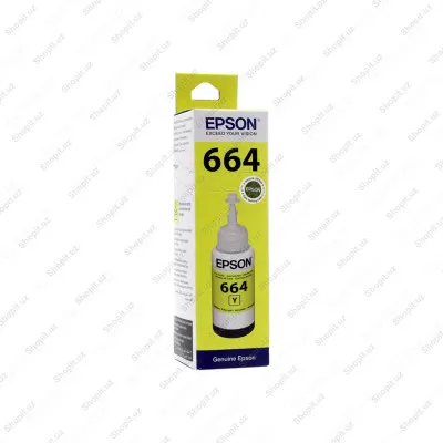 Чернила - Epson T6644 YE Ink Bottle (70 мл, 7500 стр.) для L1xx/2xx/3xx/4xx/5xx/6xx/8xx /1300/1800/1455