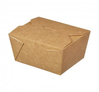 Упаковка контейнер BioBox Fold для лапши WOK, Крафт
