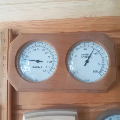 Термометр-гигрометр 2 в 1 для бани и сауны