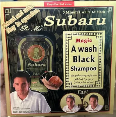 Subaru Magic sochlar uchun shampun (qora)
