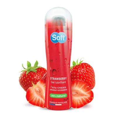 Gel-lubricant Soft Strawberry lubricant gel