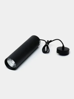 Светильник подвесной светодиодный ЭРА PL1 COB, 10 W, черный