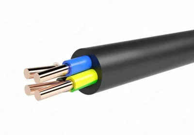 PVX izolyatsiyali quvvat kabeli VBShv 3x2,5ok-0,66