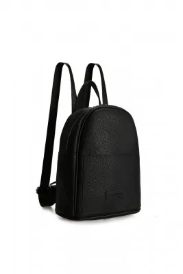 Женский рюкзак с буквой Lucky Bees 5281 Чёрный
