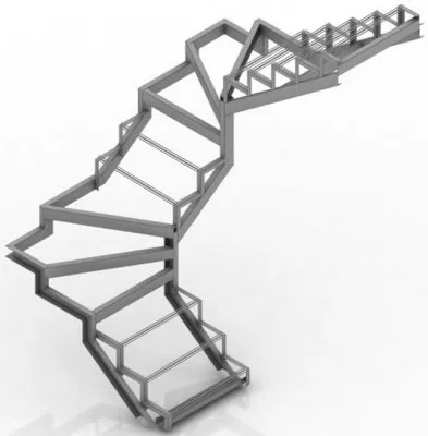 Элементы лестниц: тетива; ступень, Размер: 60х300х2000; 60х300х2500; 60х300х3000; 60х300х3500... мм