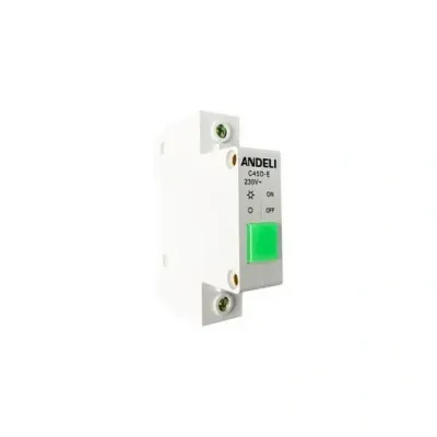 Signal lampasi(chirog'i) DIN C45D Green AC220V uchun