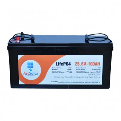 Lityum batareya LiFePO4 24V 100Ah ArtSolar-24100-BT