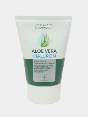 Гель-маска для лица Belkosmex Advanced Aloe Vera пузырьковая с очищающим эффектом, 110 гр