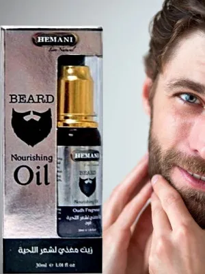 Питательное масло для бороды Hemani Beard nourishing oil