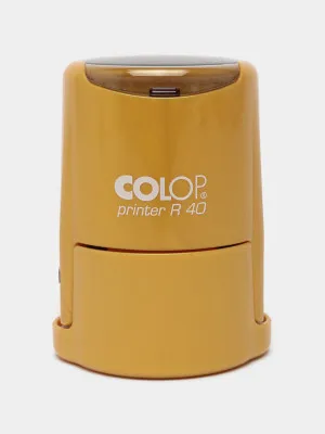 Оснастка Printer R40N (золотистый) Colop, круглая