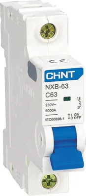 Автоматические выключатели Chint, NEXT NXB-63 6kA 1P х-ка C 25A