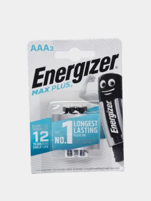 Батарейки Energizer Max Plus AAA, 2 шт