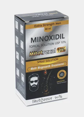 Soch va soqol uchun sprey Mitotrexal (Minoxidil) 10%