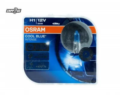 Лампа автомобильная Osram H1 Cool Blue intense 64150CBI-HCB