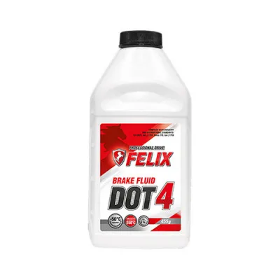 Жидкость тормозная FELIX DOT 4  0,455 кг