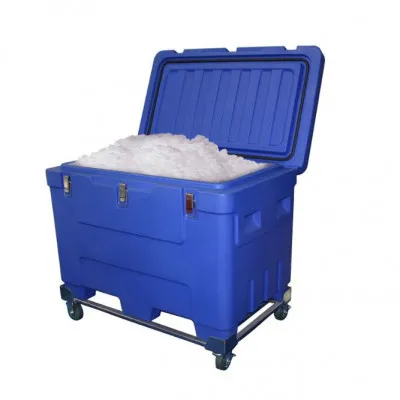Термоизолированный пластиковый контейнер для хранения и транспортировки сухого льда