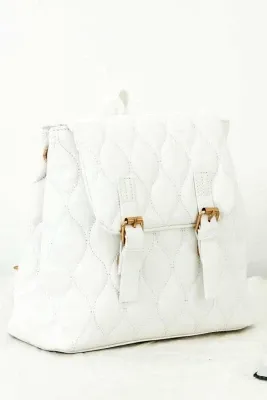 Женский рюкзак с вышивкой B-BAG BP-4526S Белый