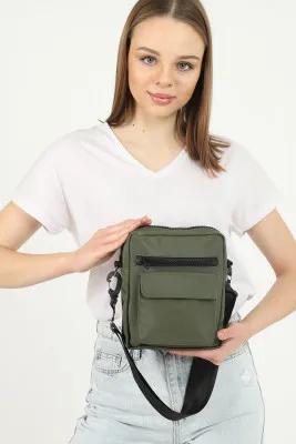 Женская сумка через плечо - зеленый shk bag
