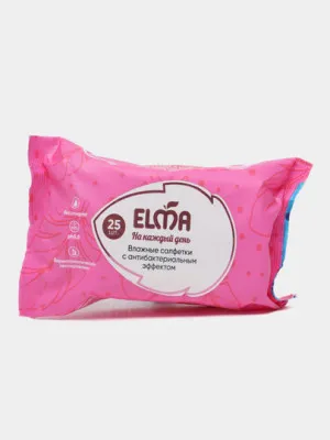 Влажные салфетки Elma Premium 25шт