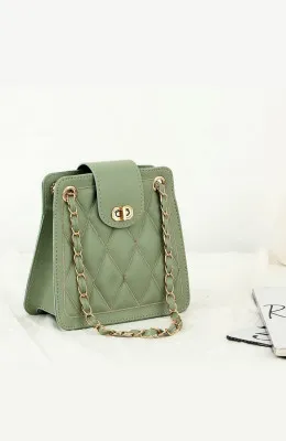 Женская сумка Morutan с цепным ремнем BP-4523O Зелёная
