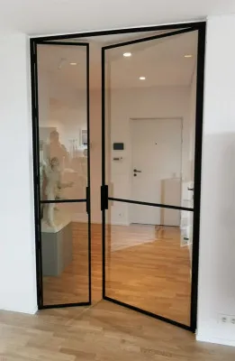 Лофт двери. Межкомнатные стеклянные двери