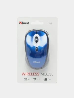 Мышь Trust YVI Wireless Mouse Blue