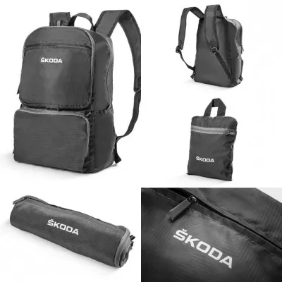 Складной рюкзак с фирменным знаком Skoda