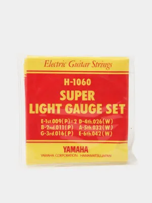 Комплект струн YAMAHA H-1060, для электрогитары