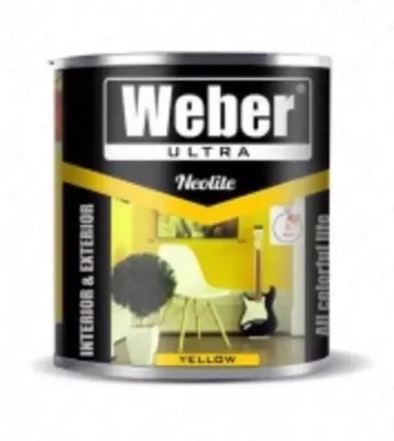 Краска Weber 2.5 кг желтая