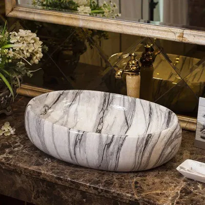 Lavabo OSSO-881 stone marble