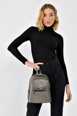 Женский рюкзак Di Polo APBA0053 Серый