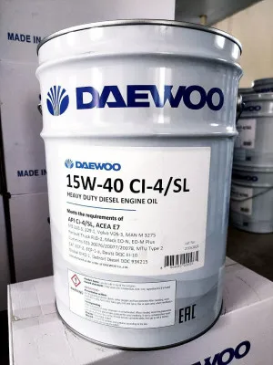 Моторное масло Daewoo 15W-40 CI-4 / SL