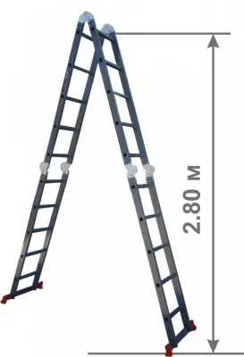 Универсальная лестница трансформер алюминиевая модель ML 105