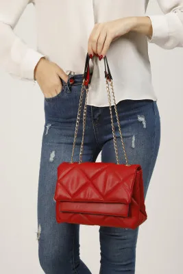 Женская сумка с вышивкой - красный shk bag
